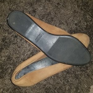 Calvin Klein nude slip ons